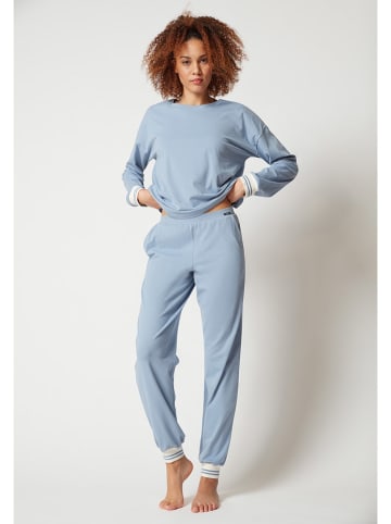 Skiny Pyjamabroek blauw