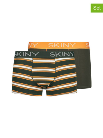 Skiny 2er-Set: Boxershorts in Khaki
