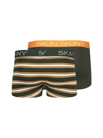 Skiny 2-delige set: boxershorts kaki