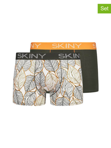 Skiny 2-delige set: boxershorts kaki/beige