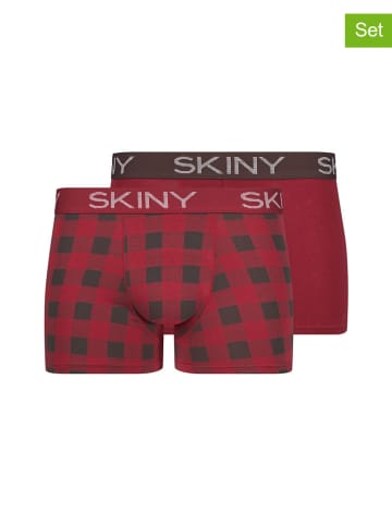 Skiny 2er-Set: Boxershorts in Rot
