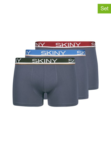 Skiny 3-delige set: boxershorts grijs