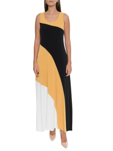 Calvin Klein Kleid in Schwarz/ Gelb
