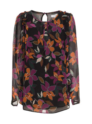 Calvin Klein Bluse in Schwarz/ Bunt