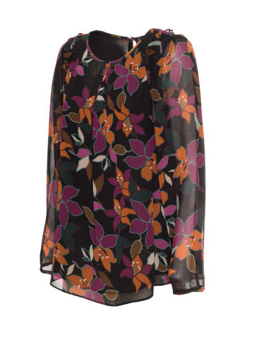 Calvin Klein Bluse in Schwarz/ Bunt