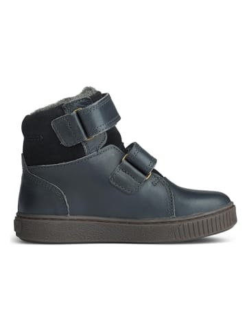 Wheat Leren winterboots "Van" donkerblauw