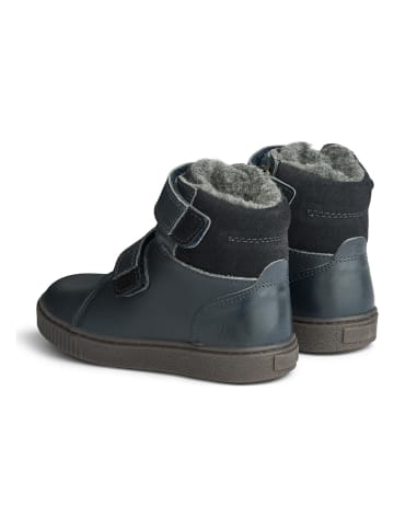 Wheat Leren winterboots "Van" donkerblauw