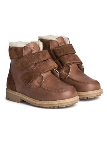 Wheat Leren winterboots "Stewie" lichtbruin