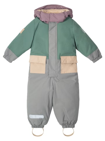 Leokid Schneeanzug in Grün/ Grau