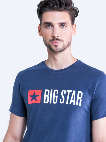 BIG STAR Koszulka w kolorze granatowym