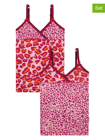 Claesens 2er-Set: Unterhemden in Pink
