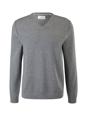 comma Pullover in Grau