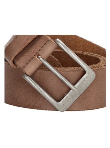 HIDE & STITCHES Leder-Gürtel in Hellbraun