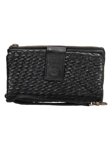 HIDE & STITCHES Leren portemonnee rood - (B)18 x (H)10 x (D)3,5 cm