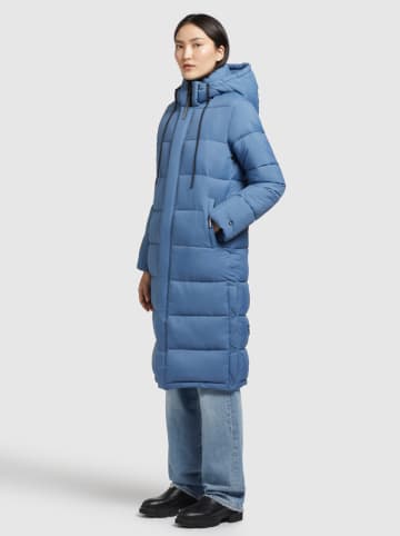 Khujo Wintermantel "Julina Matt" blauw