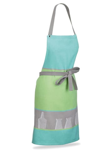 Kela Fartuch kuchenny w kolorze turkusowo-zielonym - (D)80 x (S)67 cm