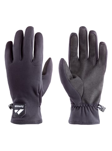 Zanier Unisex-fleece handschoenen "Trail" zwart