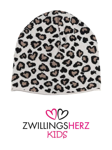 Zwillingsherz Beanie "Leo" grijs