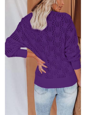 Milan Kiss Sweter w kolorze fioletowym