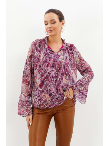 Milan Kiss Bluse in Lila