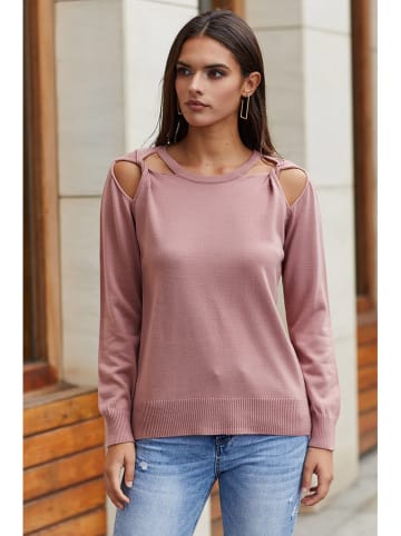 Milan Kiss Pullover in Rosa