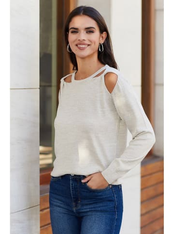 Milan Kiss Pullover in Beige