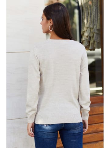 Milan Kiss Pullover in Beige