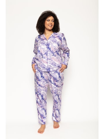 Cyberjammies Pyjamatop "Camila" paars/crème