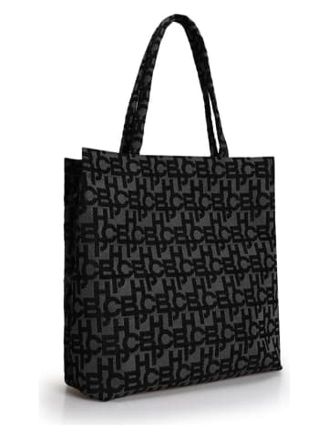 Bags selection Torebka w kolorze czarno-szarym - 38 x 30 x 15 cm