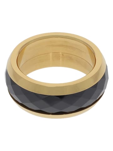 CIMARA Ring goudkleurig/zwart