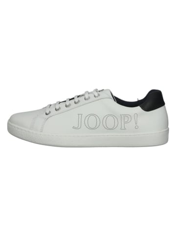 JOOP! Leren sneakers wit/zwart