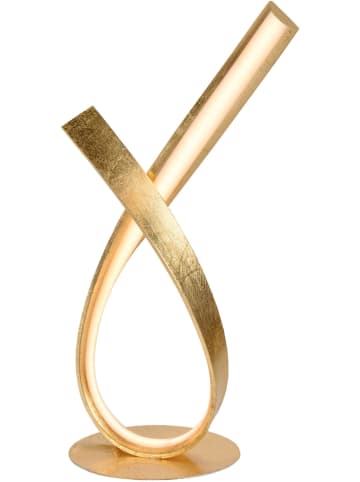 LeuchtenDirekt Ledtafellamp goudkleurig - (B)17 x (H)38,5 x (D)15 cm
