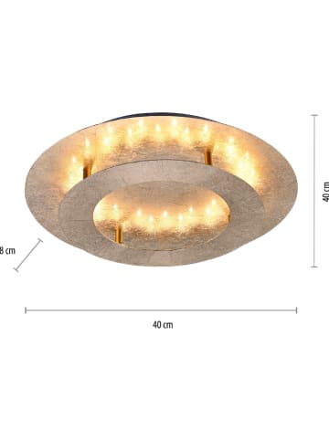 Paul Neuhaus Lampa sufitowa LED w kolorze złotym - Ø 40 cm