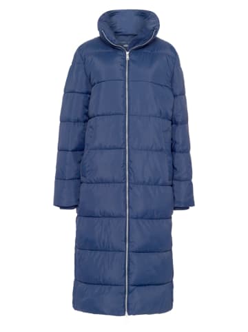 Cross Jeans Wintermantel donkerblauw