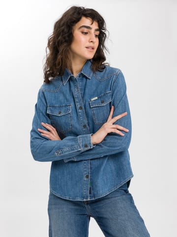 Cross Jeans Hemd - Regular fit - in Blau