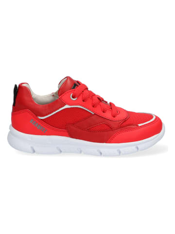 Braqeez Skórzane sneakersy w kolorze czerwonym