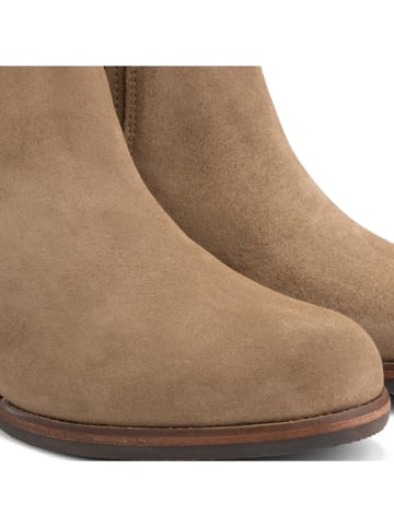 mysa Leder-Stiefeletten "Pentas" in Beige