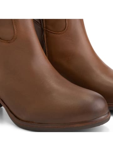 mysa Leder-Stiefel "Petunia" in Braun