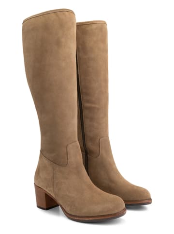 mysa Leren laarzen "Petunia" beige