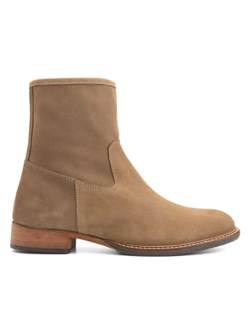 mysa Leren boots "Susana" beige