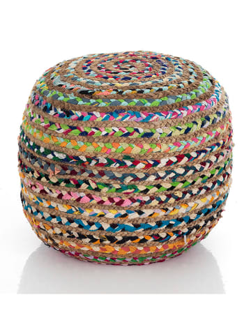 Tomasucci Pouf in Bunt - (H)45 x Ø 45 cm
