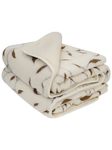 Native Wollen deken crème/meerkleurig - (L)200 x (B)220 cm