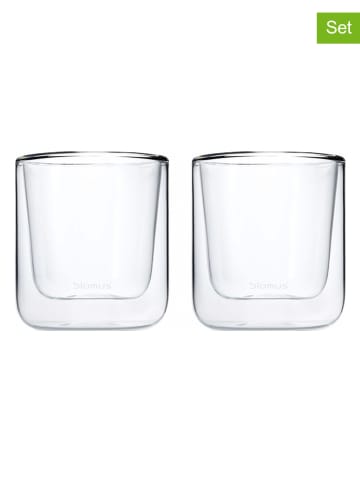 Blomus 2er-Set: Kaffeegläser in Transparent - 200 ml