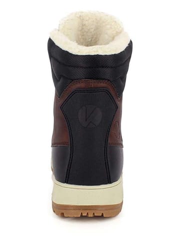 Kimberfeel Winterboots "Hervey" donkerbruin/zwart