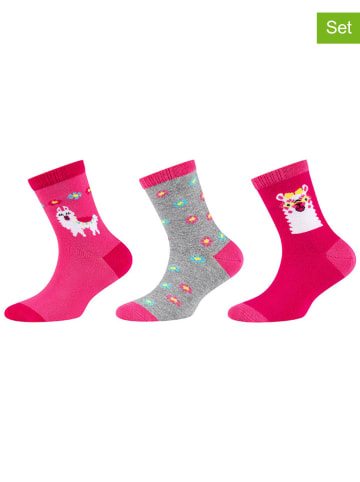Skechers 9-delige set: sokken roze/paars