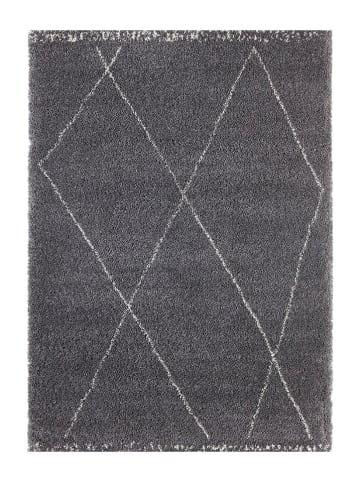 Mint Rugs Hoogpolig tapijt "Allure" grijs/meerkleurig
