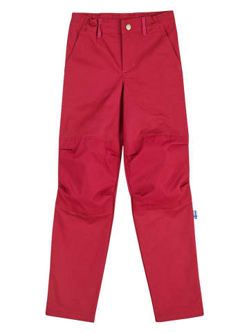 finkid Spodnie funkcyjne "Kikka Canvas" w kolorze czerwonym