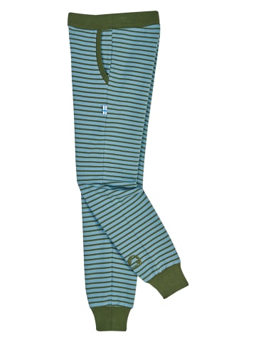 finkid Spodnie "Jompikumpi" w kolorze zielonym