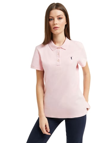 Polo Club Koszulka polo "Paola" w kolorze jasnoróżowym