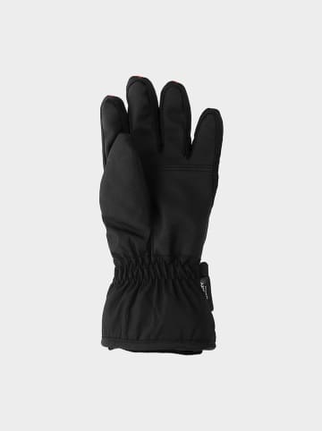 4F Rękawiczki w kolorze czarno-koralowym